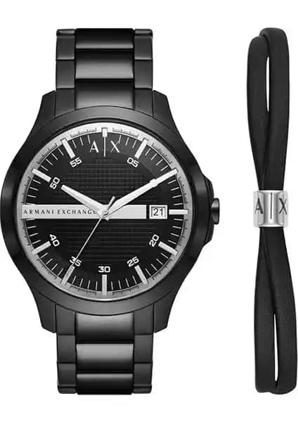 Armani Exchange AX7134SET Erkek Şık Saat ve Bileklik Seti Günlük ve Özel Kullanım