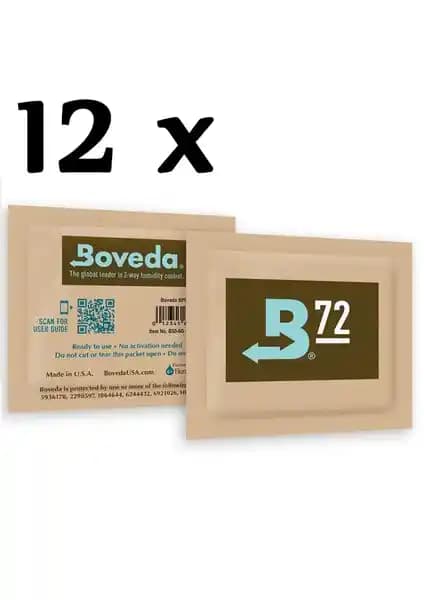 Boveda B72 Jel Otomatik Humidor Nemlendiricisi 12 Adet Puro Nem Kontrol Çözümü