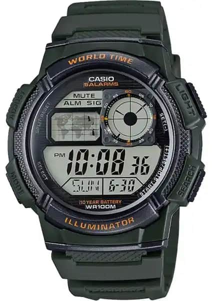 Casio AE-1000W-3AVDF Erkek Dijital Kol Saati İşlevsel ve Şık Tasarım