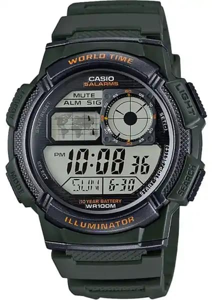 Casio AE-1000W-3AVDF Erkek Dijital Kol Saati İşlevsel ve Şık Tasarım