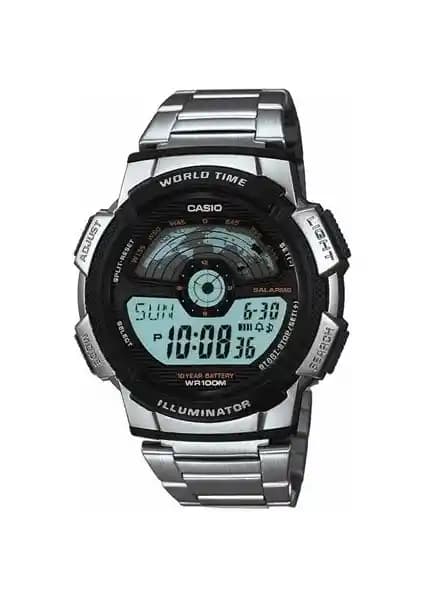 Casio AE-1000WD-1AVDF Erkek Dijital Spor Saati Uzun Pil ve Su Geçirmez Özelliklerle