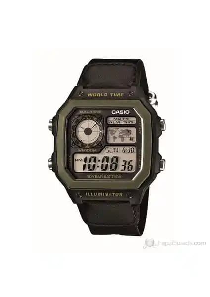 Casio AE-1200WHB-1BVDF Dijital Erkek Saatleri: Çok Fonksiyonlu ve Şık Tasarım