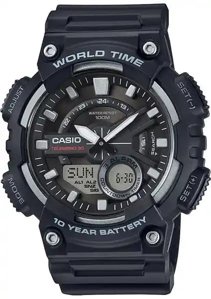 Casio AEQ-110W-1A2VDF Erkek Dijital Saat: Modern Tasarım ve Fonksiyonellik Bir Arada