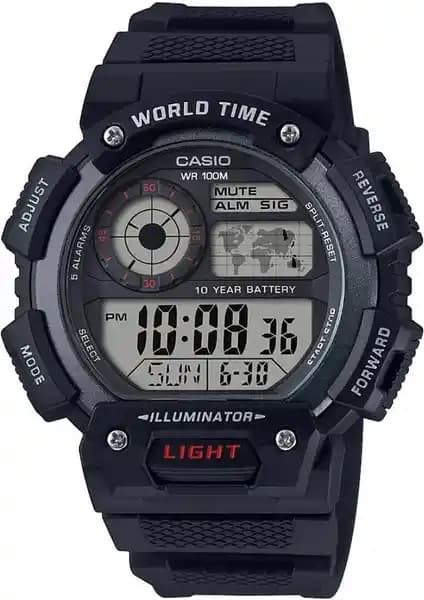 Casio Digital AE-1400WH-1AVDF Erkek Kol Saati: Modern ve Fonksiyonel Tasarım Özellikleri