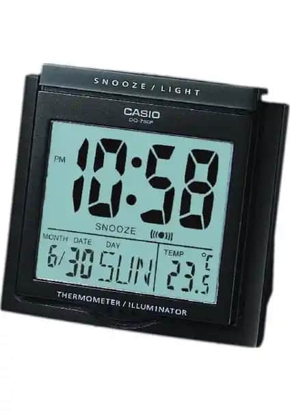 Casio DQ-750F-1DF Masa Saati: Şık Tasarım ve Çok Fonksiyonlu Özellikler