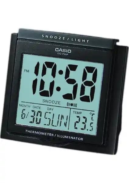 Casio DQ-750F-1DF Masa Saati: Şık Tasarım ve Çok Fonksiyonlu Özellikler