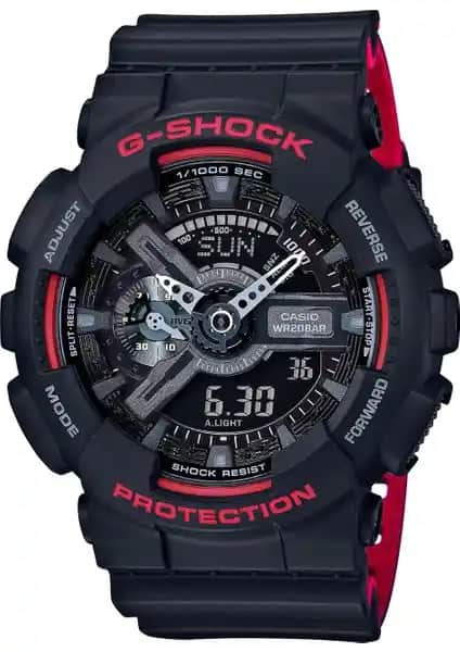 Casio GA-110HR-1ADR G-Shock Erkek Saatleri: Dayanıklılık ve Şıklığın Modern Buluşması