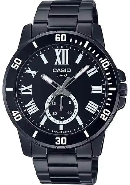 Casio MTP-VD200B-1BUDF Erkekler İçin Şık ve Dayanıklı Kronometreli Kol Saati