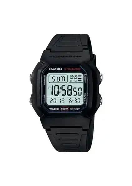 Casio W-800H-1AVDF Erkek Dijital Saat: Dayanıklı ve Şık Tasarım Özellikleri