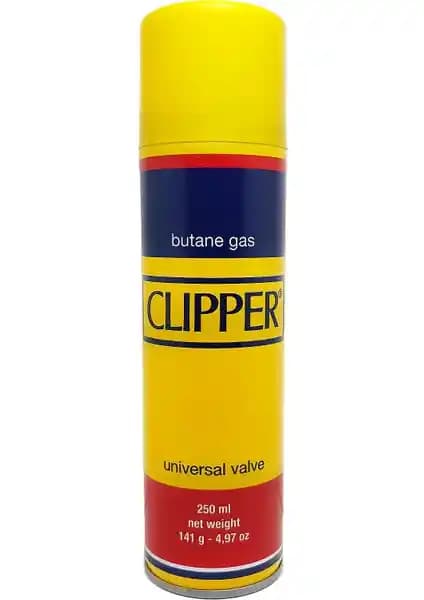 Clipper 250 ml Universal Butane Gaz Çakmak Gazı Güçlü ve Güvenilir Yakıt Kaynağı