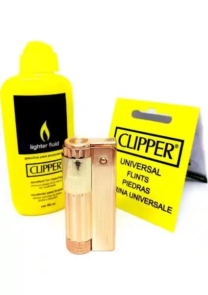 CLİPPER Benzinli Metal Muhtar Çakmağı: Dayanıklı ve Kullanışlı Aksesuar