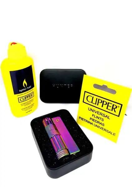 CLİPPER Benzinli Metal Muhtar Çakmağı: Dayanıklı ve Pratik Kullanım İçin Uygun Çakmak