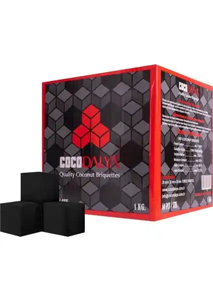 Coco Dalya 26ER Küp Nargile Kömürü Doğal ve Uzun Yanma Özelliğiyle Öne Çıkıyor