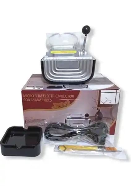 German Elektrikli Kollu Slim Sigara Sarma Makinesi 5,5 Mm - Hızlı ve Pratik Sigara Sarma Çözümü