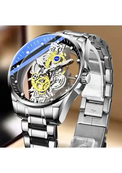 Hainan Shenda Şeffaf Ajur Tam Otomatik Mekanik Saat: Şıklık ve Fonksiyonellik Bir Arada