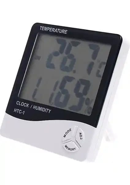 İç Mekan Konforunu Artıran Nem Ölçer Higrometre ve Termometre Alarm Masası