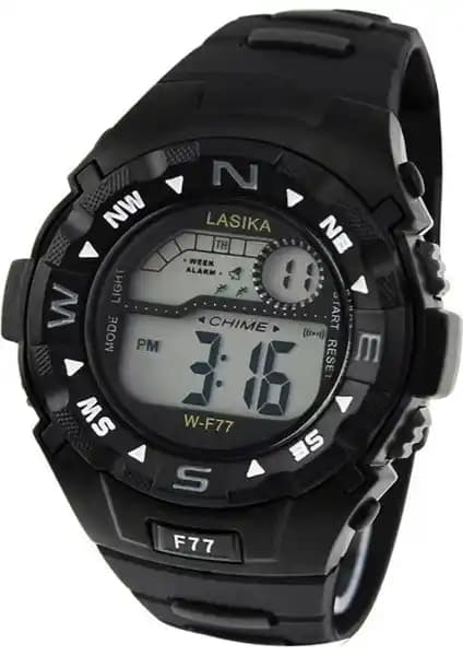Lasika Siyah F77 Dijital Çocuk Kol Saati: Güvenilir ve Şık Tasarım Özellikleri