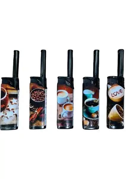 Leva Mutfak Çakmağı Desenli Kısa KA-108: Güvenli ve Çok Yönlü Elektrikli Ateşleme Aracı