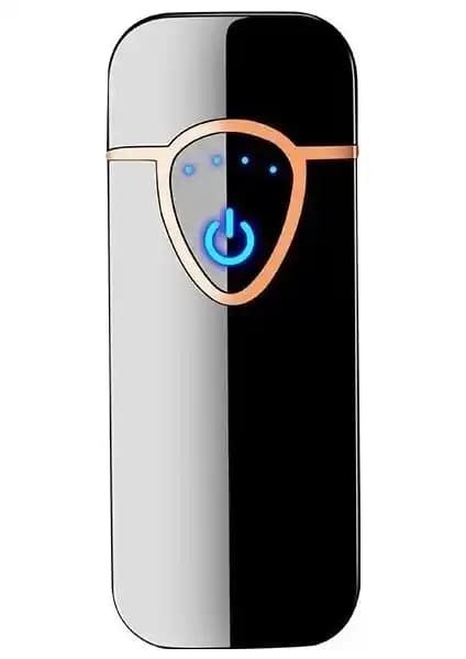 Modern ve Şık Siyah Şarjlı Elektronik Çakmak Kullanıcılar İçin Pratik Çözüm