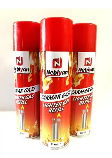 Nebiyan Çakmak Gazı 3'lü Paket Güvenilir ve Pratik Yakıt Seçeneği