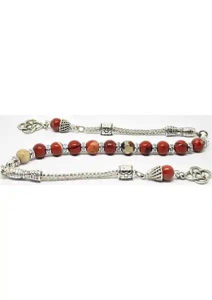 Nurberk Kamçılı Zaza Tesbih doğal taşların zarif ve el yapımı tasarımıyla benzersiz bir takı seçeneği