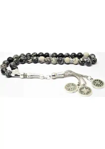 Nurberk Obsidyen Taşı Tesbih Doğal Malzeme ve El İşçiliğinin Şıklığıyla Öne Çıkıyor