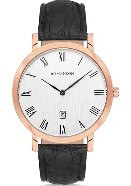 Romanson TL5507CX1JBS6R Erkek Şık ve Dayanıklı Klasik Analog Kol Saati