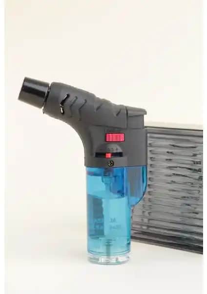 Silvio Monetti Mavi Gazlı Torch Pürmüz Çakmak SMC040PR02 Endüstriyel ve Hobi Kullanımı İçin Güçlü ve Şık Tasarım