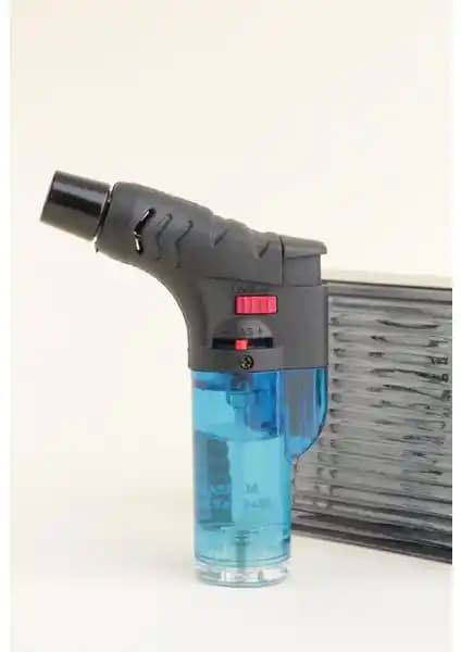 Silvio Monetti Mavi Gazlı Torch Pürmüz Çakmak SMC040PR02 Endüstriyel ve Hobi Kullanımı İçin Güçlü ve Şık Tasarım