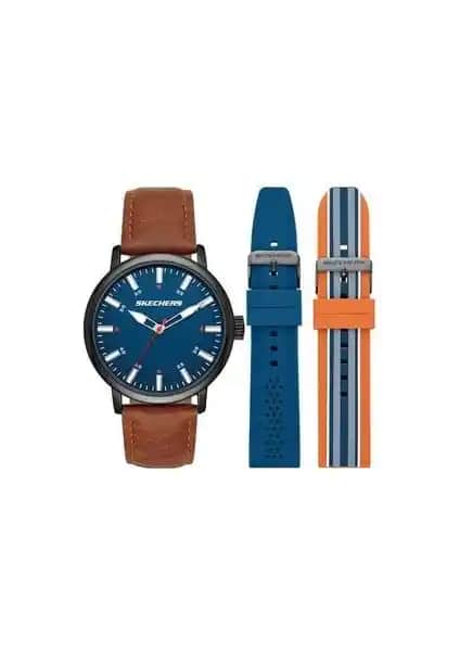 Skechers SR9069 Erkek Kol Saati ve Yedek Kordonları ile Şıklık ve Fonksiyonellik