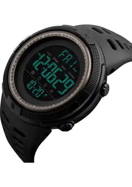 Skmei 1251 Dijital Spor ve Günlük Kullanım İçin Çok Fonksiyonlu Dayanıklı Saat