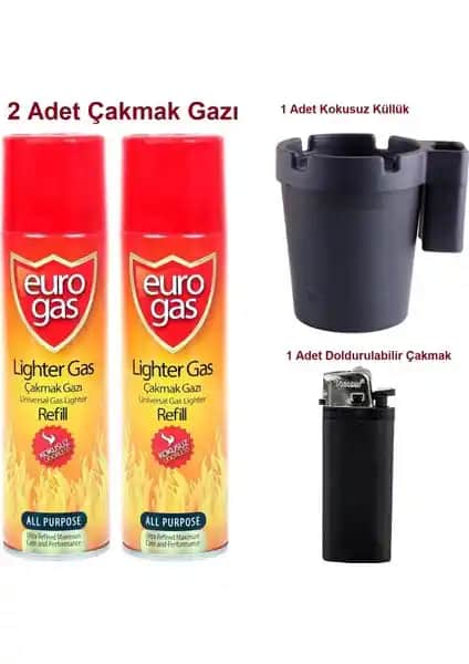 Toptancı Amca Çakmak Gazı Seti 270 ml Güvenli ve Ekonomik Kullanım İçin Uygun