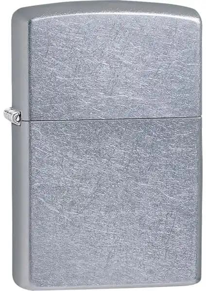Zippo 207 Regular Street Chrome Çakmak Modern ve Dayanıklı Sokak Stili Aksesuarı
