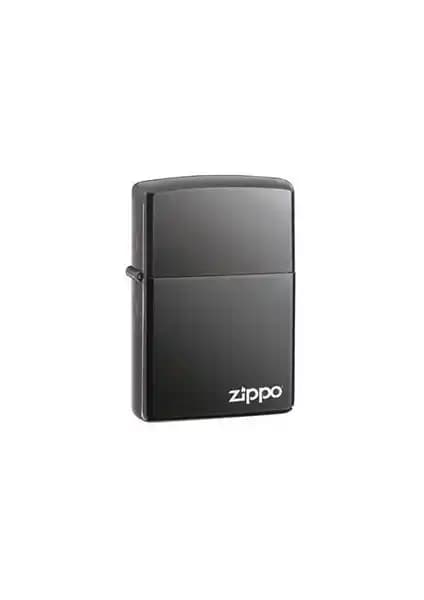 Zippo Black Ice Logo Benzinli Çakmak Şıklık ve Dayanıklılığı Bir Arada Sunar