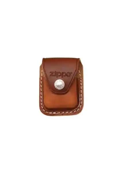Zippo Ltr Pouch/Clp-Brwn Kahve Renkli Deri Çakmak Kılıfı Şık ve İşlevsel Tasarım