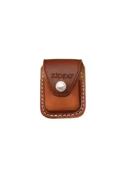 Zippo Ltr Pouch/Clp-Brwn Kahve Renkli Deri Çakmak Kılıfı Şık ve İşlevsel Tasarım