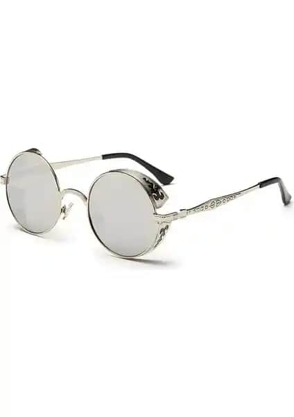 Zsykd Erkek Yuvarlak Retro Güneş Gözlüğü Şıklık ve Koruma Sunan Modern Tasarım