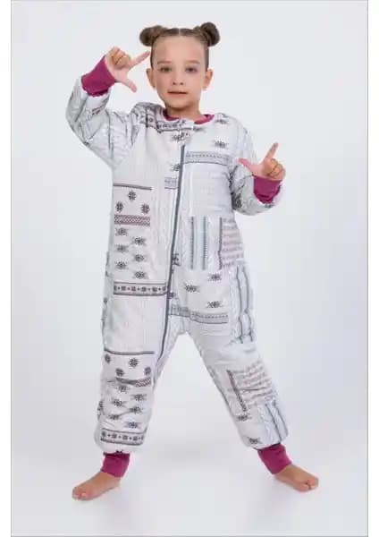 Cantoy 2.5 TOG Kalın Elyaf Dolgulu Çocuk Uyku Tulumu - Pamuklu ve Anti-Alerjik