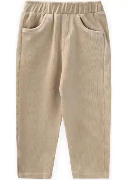 Cigit Fitilli Kadife Pantolon 1-8 Yaş Bej: Rahat ve Şık Çocuk Pantolonu
