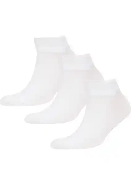 DeFacto Erkek 3'lü Pamuklu Patik Çorap D0981AXNS - Konfor ve Dayanıklılık