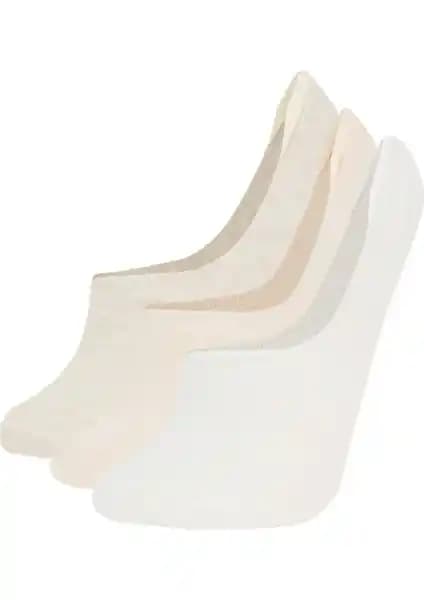 DeFacto Kadın Görünmez 3'lü Pamuklu Babet Çorap T6922AZNS - Konfor ve Şıklık