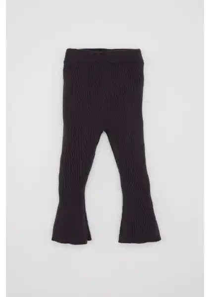 DeFacto Kız Bebek İspanyol Paça Fitilli Beli Lastikli Triko Basic Düz Tayt Özellikleri