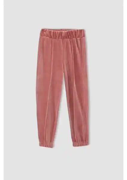 DeFacto Kız Çocuk Relax Fit Kadife Jogger Eşofman Altı Modeli ve Özellikleri