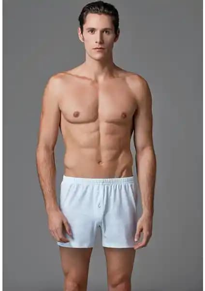 Eros Erkek 2'li Penye Boxer Beyaz ES011523: Konfor ve Tasarımın Detaylı İncelemesi