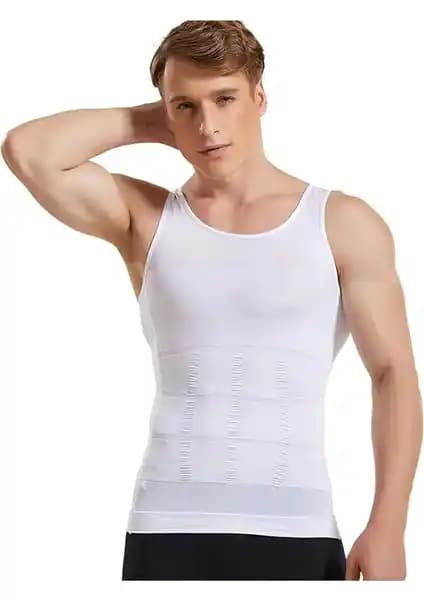 Fit Form Giyim Erkek Atlet Korse Siyah - 5 Bölgeyi Sıkılaştıran ve İncelten Ürün