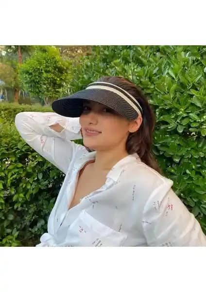 Laviyonsa Hasır Yazlık Vizör Şapka: Hafif, Şık ve Etkili Güneş Koruması Kadınlar İçin