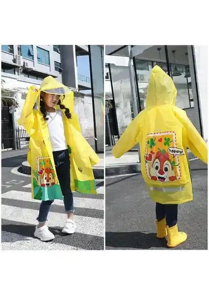 Masho Trend Hayvan Figürlü Kapüşonlu Çocuk Yağmurluğu: Fonksiyonel ve Güvenli Tasarım
