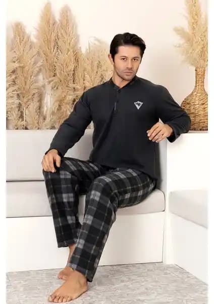 Nisanca Erkek Polar Pijama Takımı: Kış Ayları İçin Konforlu ve Sıcak Tasarım