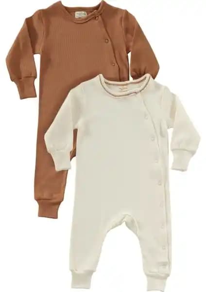 Tiny Lamb Spice 2 Parça Organik Pamuk Bebek ve Çocuk Tulumu Seti - Konforlu ve Doğal