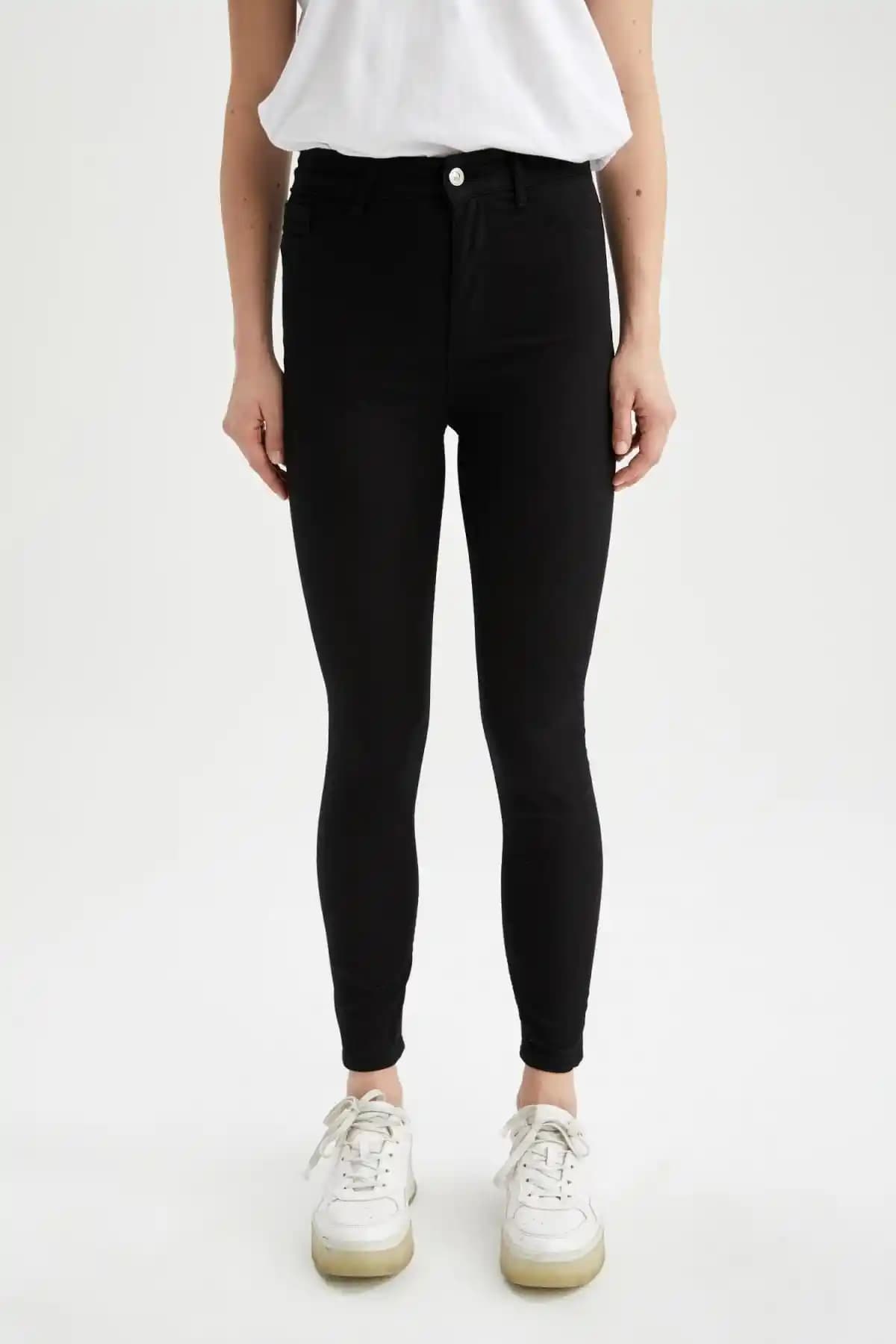 DeFacto X0800az22sp Model Kadın Skinny Jean Pantolon Yüksek Bel ve Esnek Tasarım